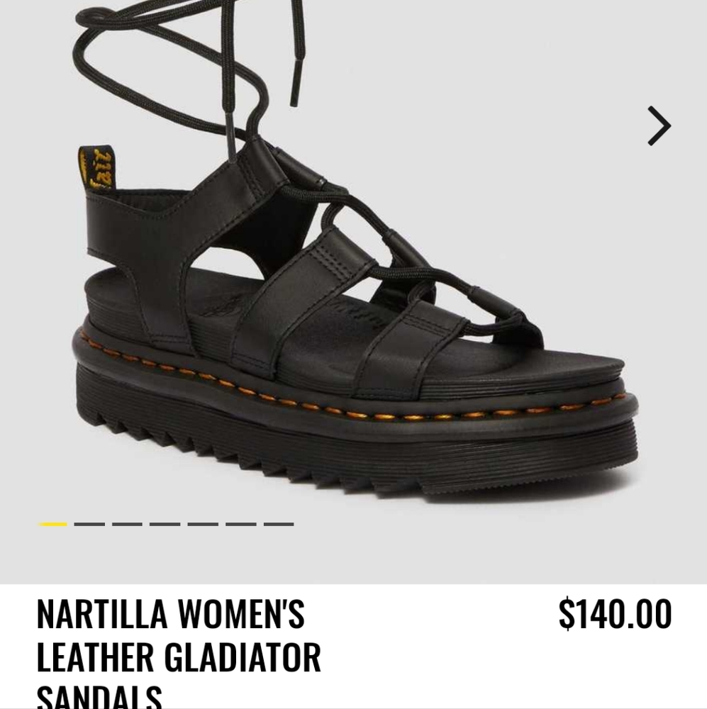 BNIB Dr Martens Nartilla Gladiator Sandals